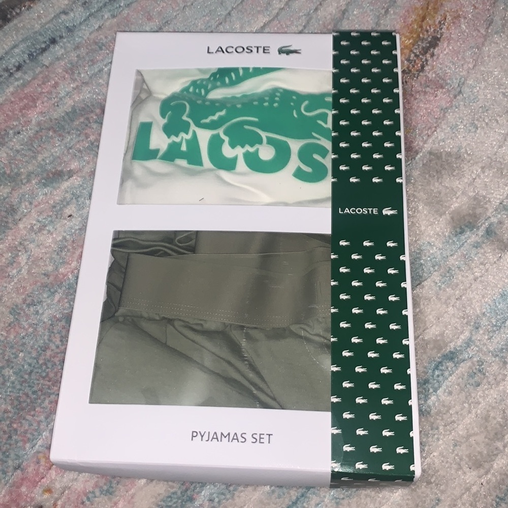 NWT LACOSTE pajamas set